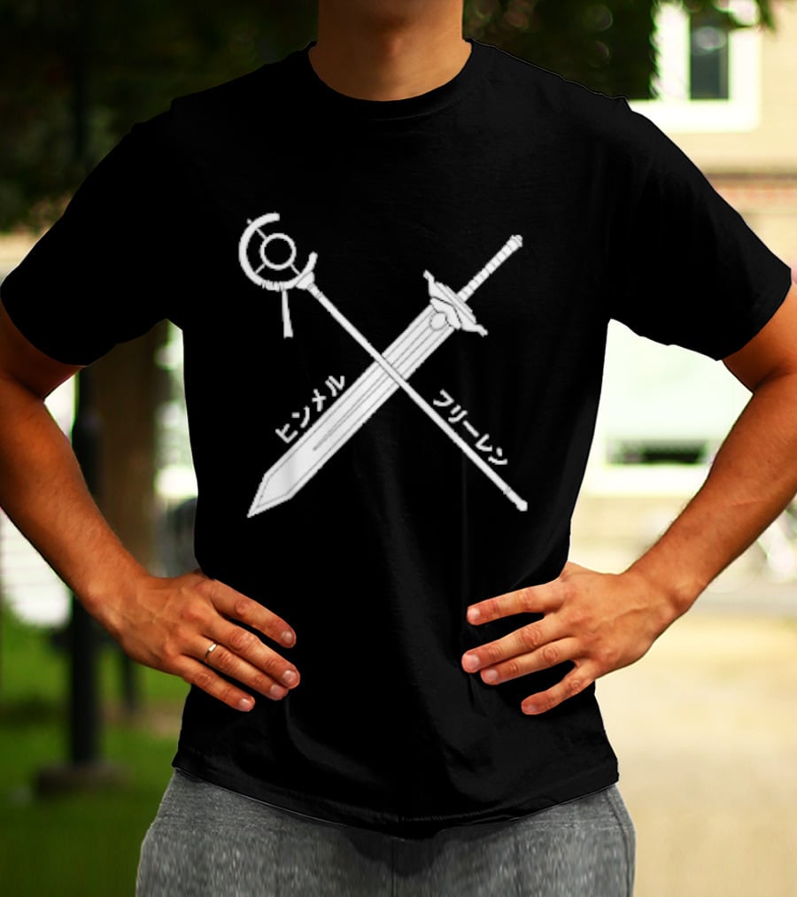 Himmel Frieren Sword Staff Japanese T-Shirt