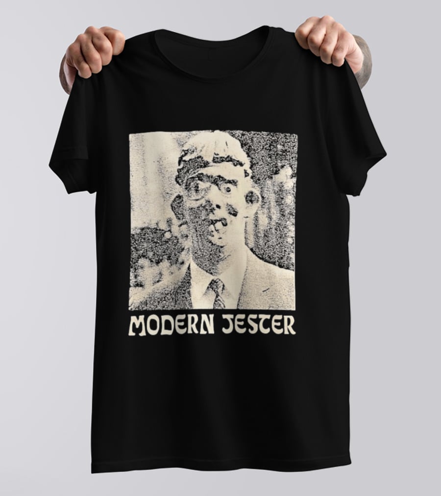 Modern Jester Aaron Dilloway Album Cover Art Distorted Face T-Shirt