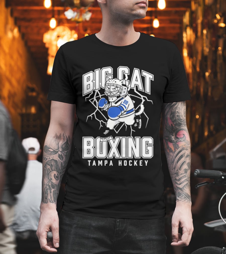 Big Cat Boxing Tampa Hockey Lightning 88 T-Shirt