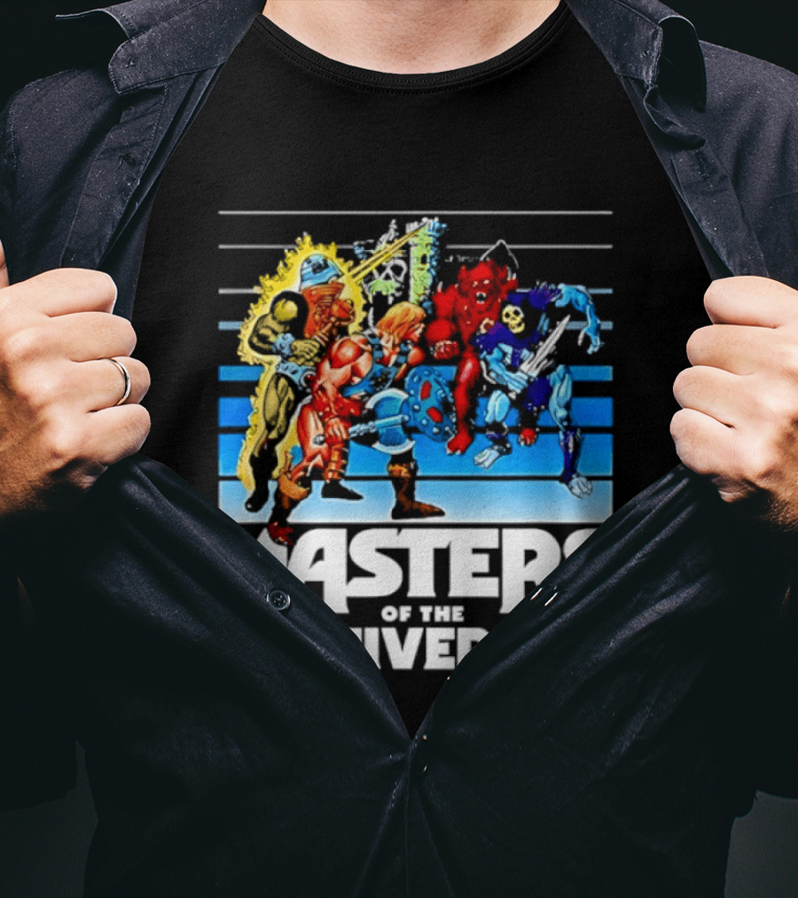 Masters Of The Universe He Man Skeletor And Characters Clash T-Shirt