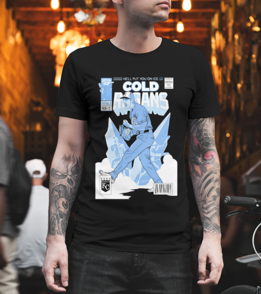 Kansas City Royals Cold Cole Ragans He'll Put You On Ice T-Shirt