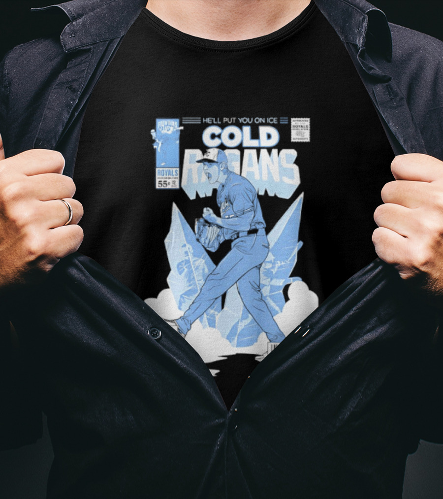 Kansas City Royals Cold Cole Ragans He'll Put You On Ice T-Shirt