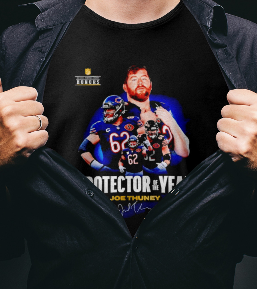 Chicago Bears Joe Thuney Protector Of The Year Honor 2025 T-Shirt