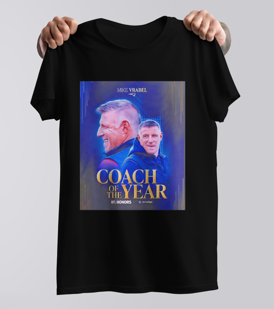 Mike Vrabel Coach Of The Year NFL Honors Patriots 2025 T-Shirt