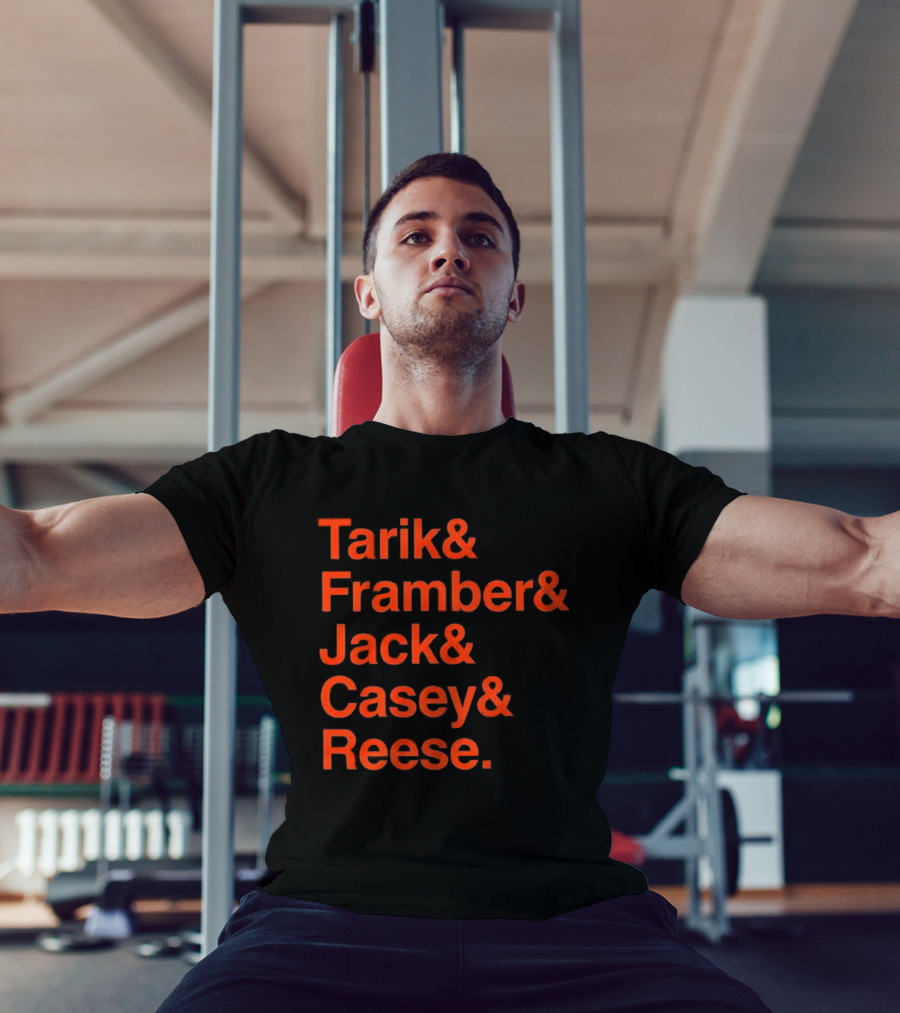 Detroit Tigers Tarik Framber Jack Casey Reese Player Names T-Shirt