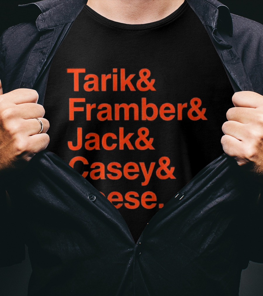 Detroit Tigers Tarik Framber Jack Casey Reese Player Names T-Shirt