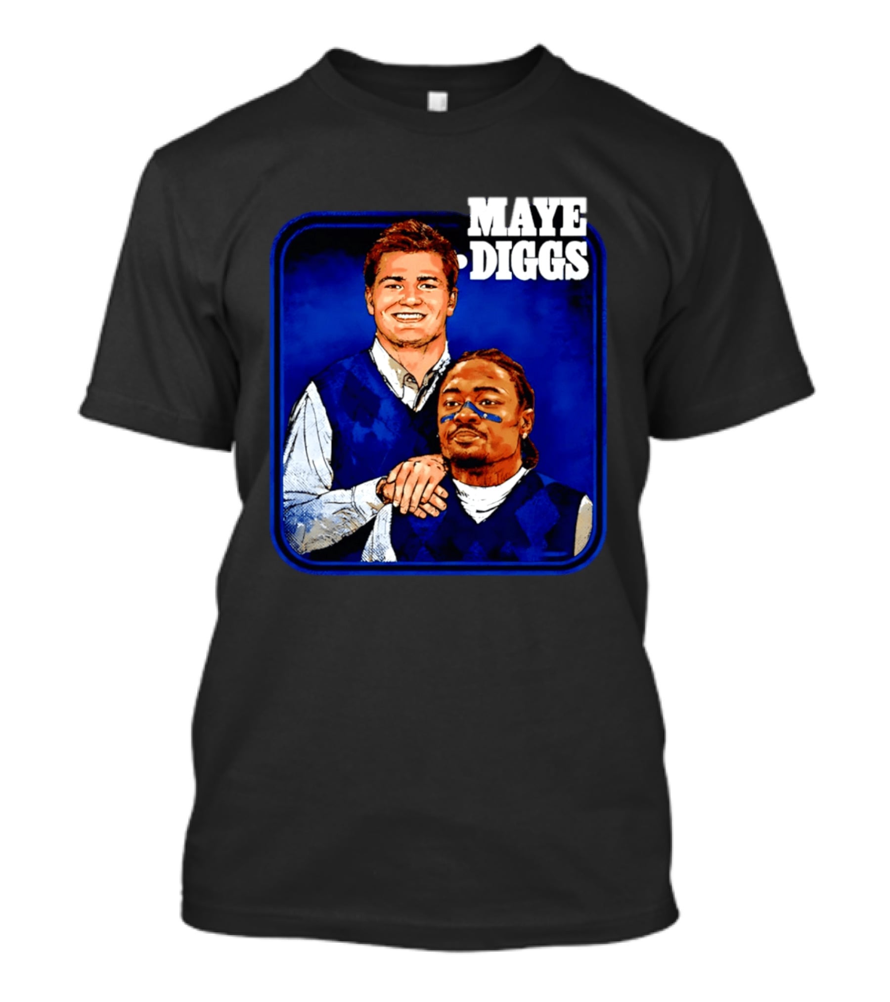 Drake Maye Stefon Diggs Step Brothers Comedy T-Shirt