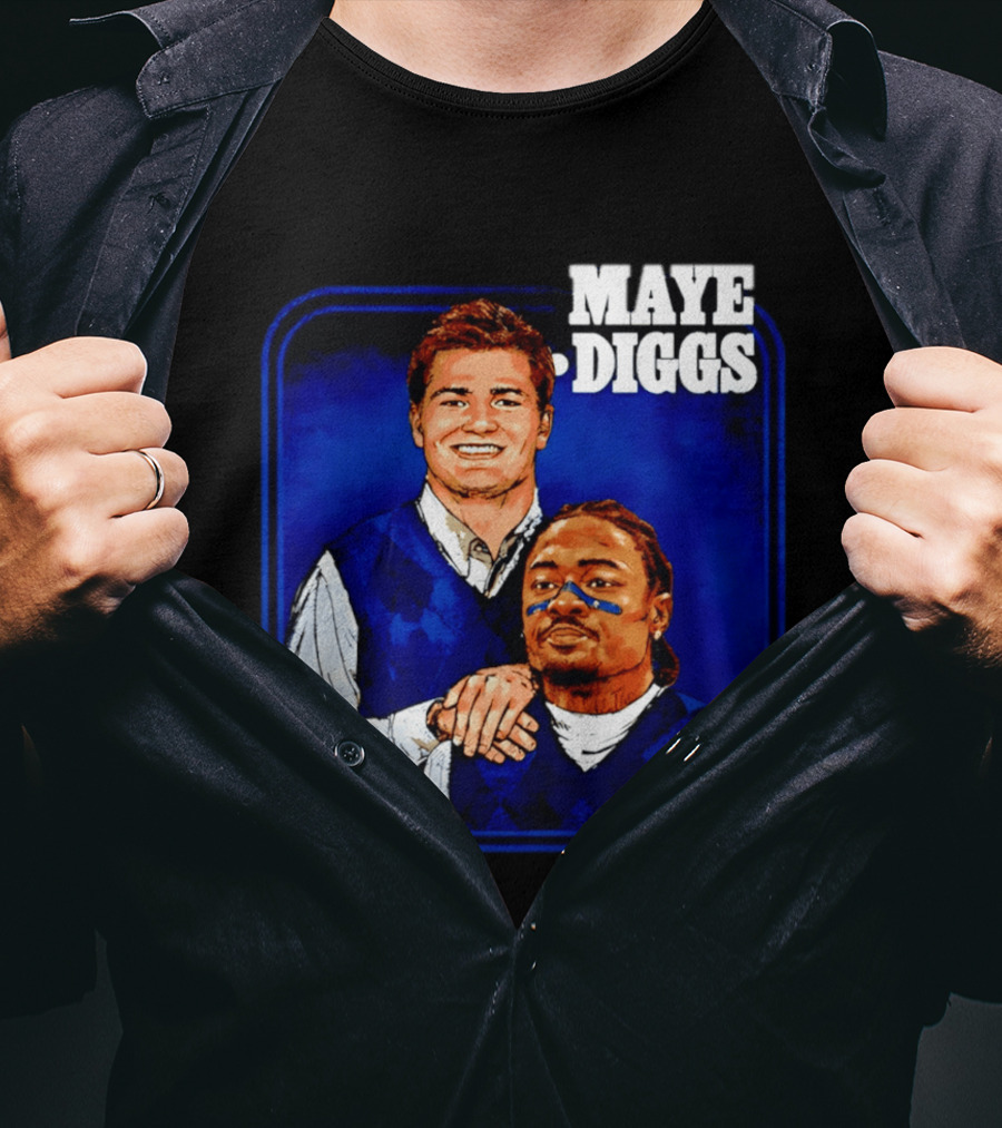 Drake Maye Stefon Diggs Step Brothers Comedy T-Shirt