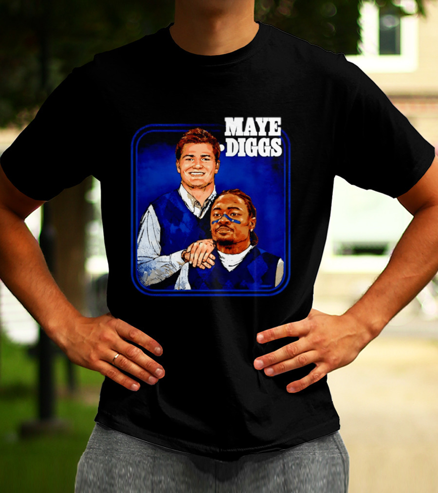 Drake Maye Stefon Diggs Step Brothers Comedy T-Shirt