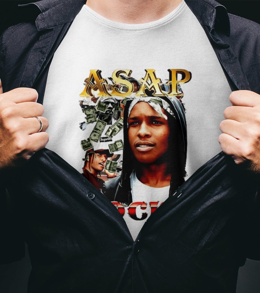 ASAP Rocky Supreme Dollar Money Music Lover T-Shirt