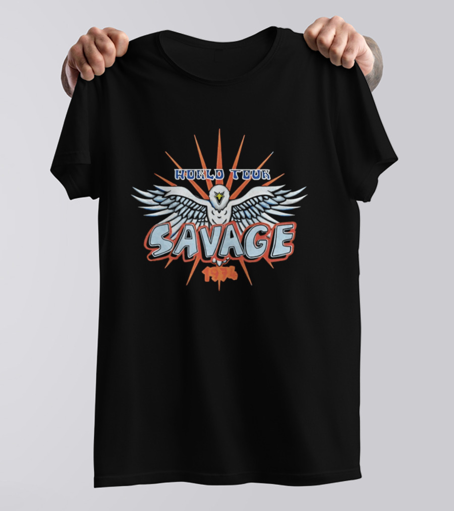 Savage World Tour 1974 Soaring Eagle T-Shirt