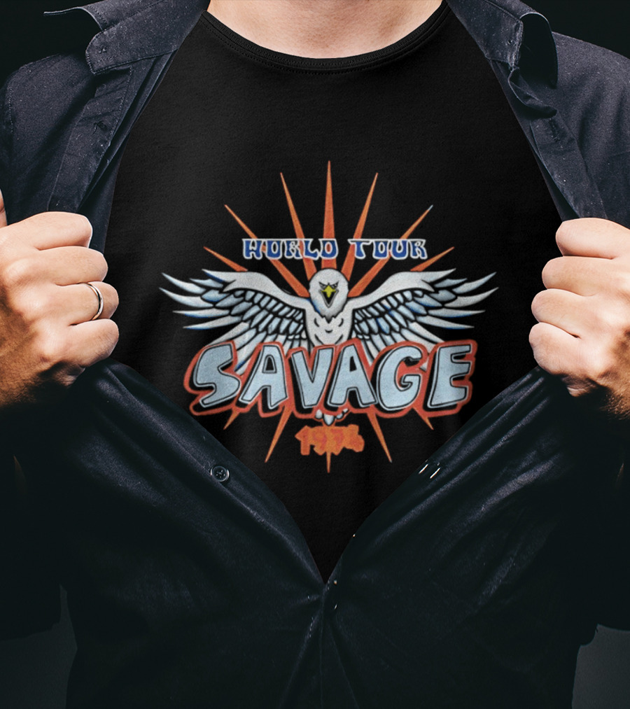 Savage World Tour 1974 Soaring Eagle T-Shirt