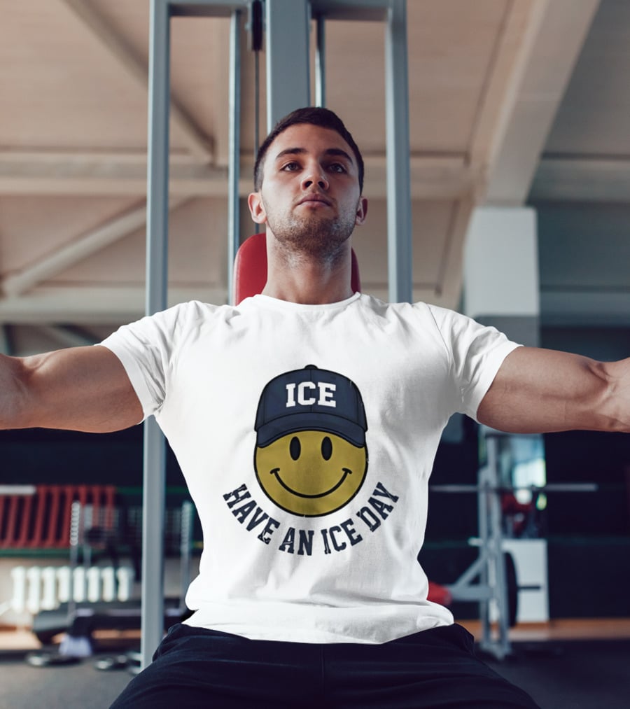 Have An Ice Day ICE Smiley Face Youth T-Shirt