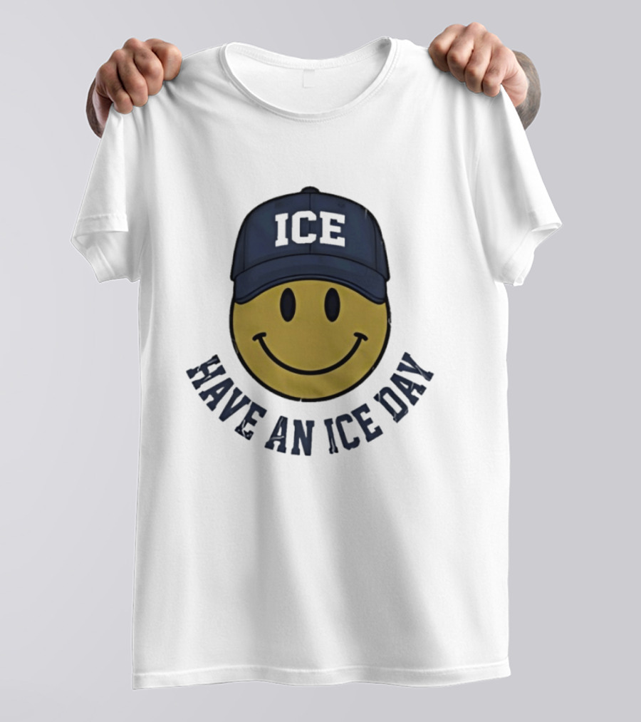 Have An Ice Day ICE Smiley Face Youth T-Shirt