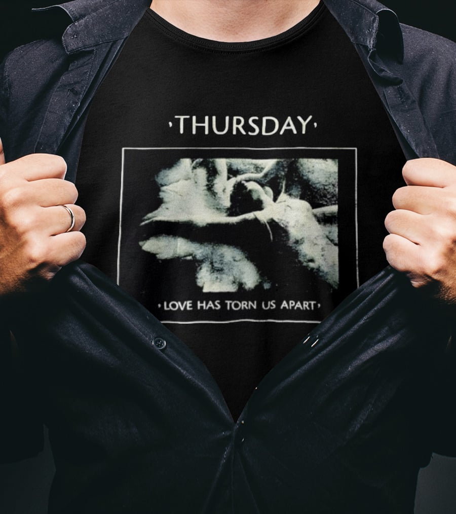 Thursday Love Has Torn Us Apart Angel Statue T-Shirt