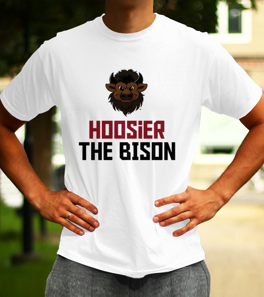 Hoosier The Bison Indiana Squared Off T-Shirt