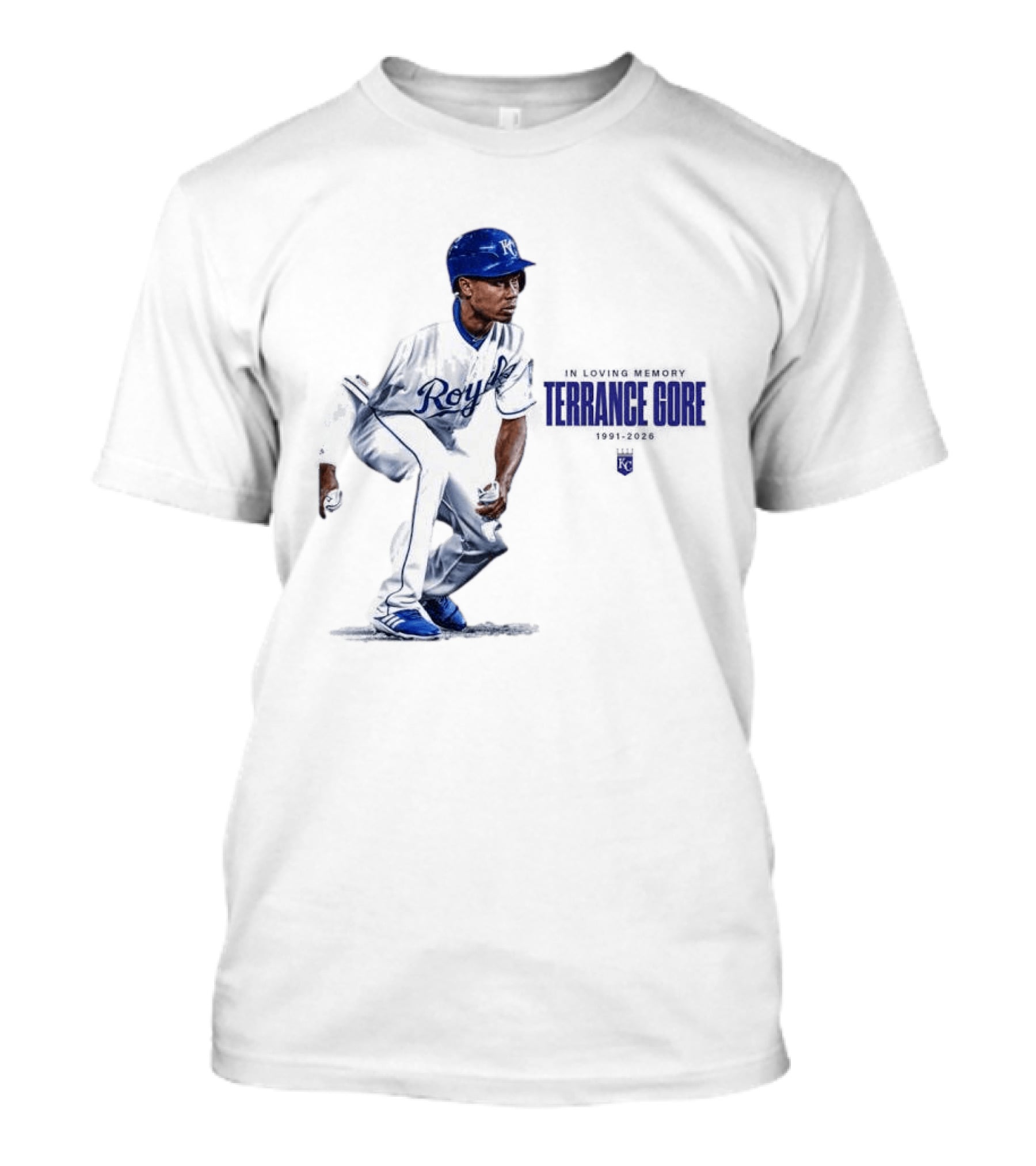 Kansas City Royals Terrance Gore 1991 2026 RIP In Loving Memory T-Shirt