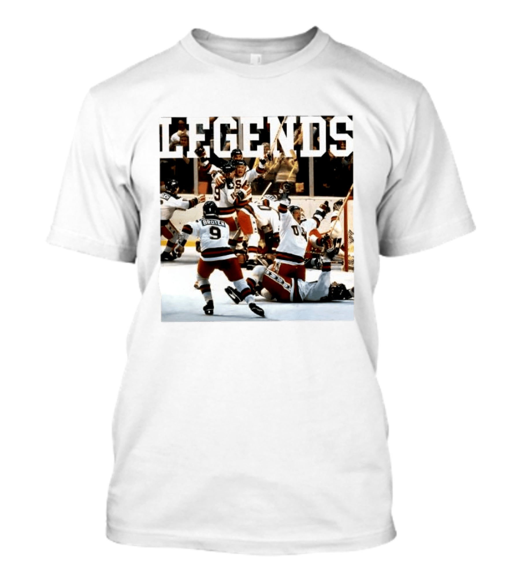 Miracle On Ice Legends Boys Of '80 Hockey Moment T-Shirt