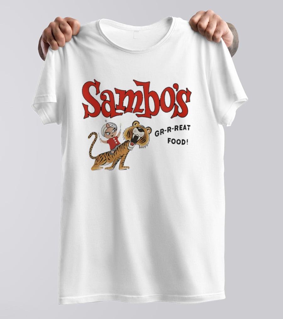 Sambo's Restaurant GR R REAT Food Cartoon Tiger And Boy T-Shirt