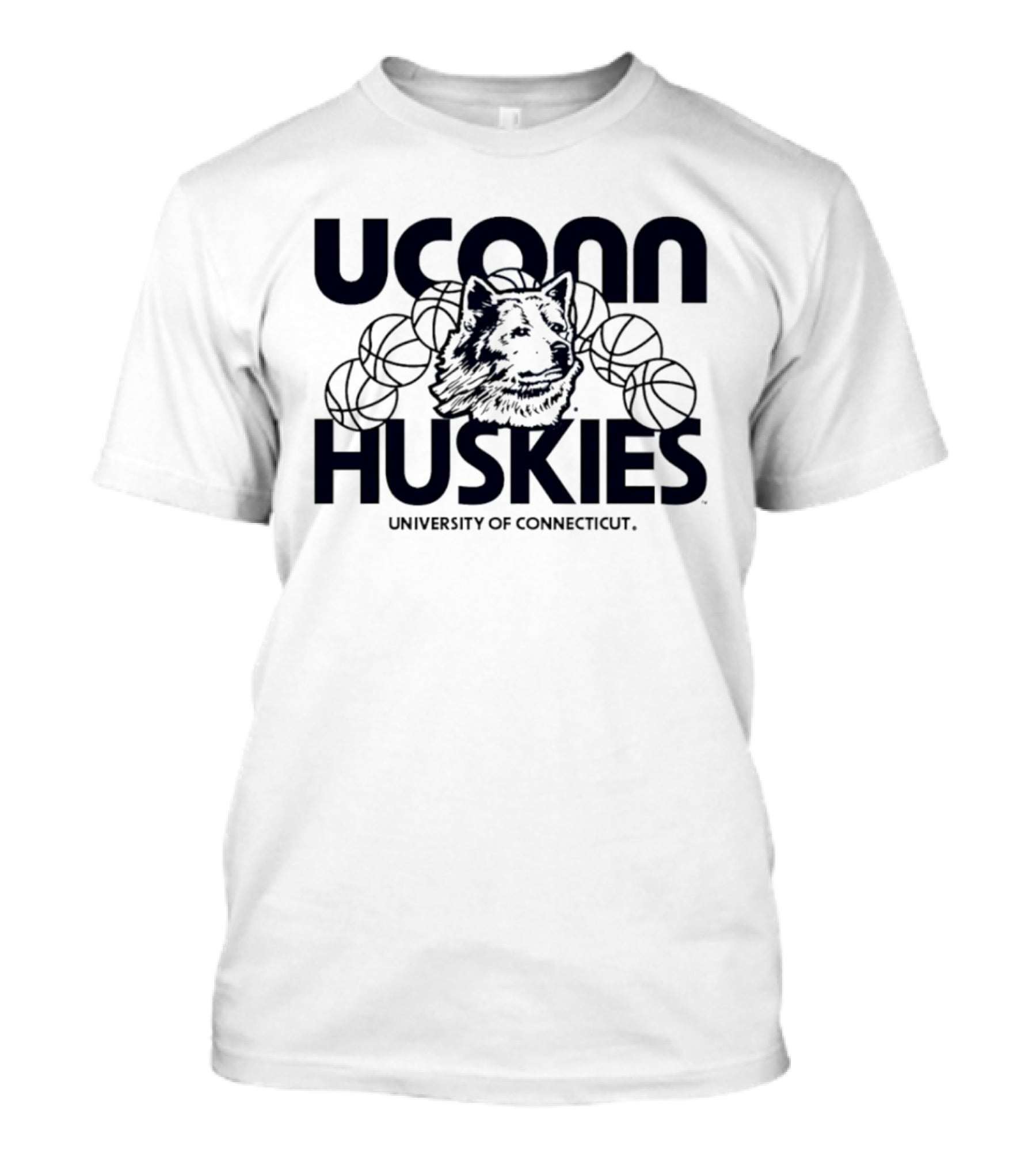UConn Huskies Basketball 1970s University Of Connecticut T-Shirt