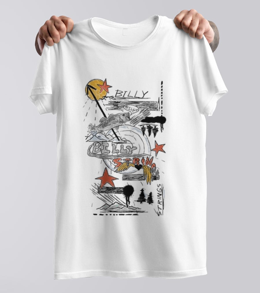 Billy Strings Fishing Sunrise Star T-Shirt