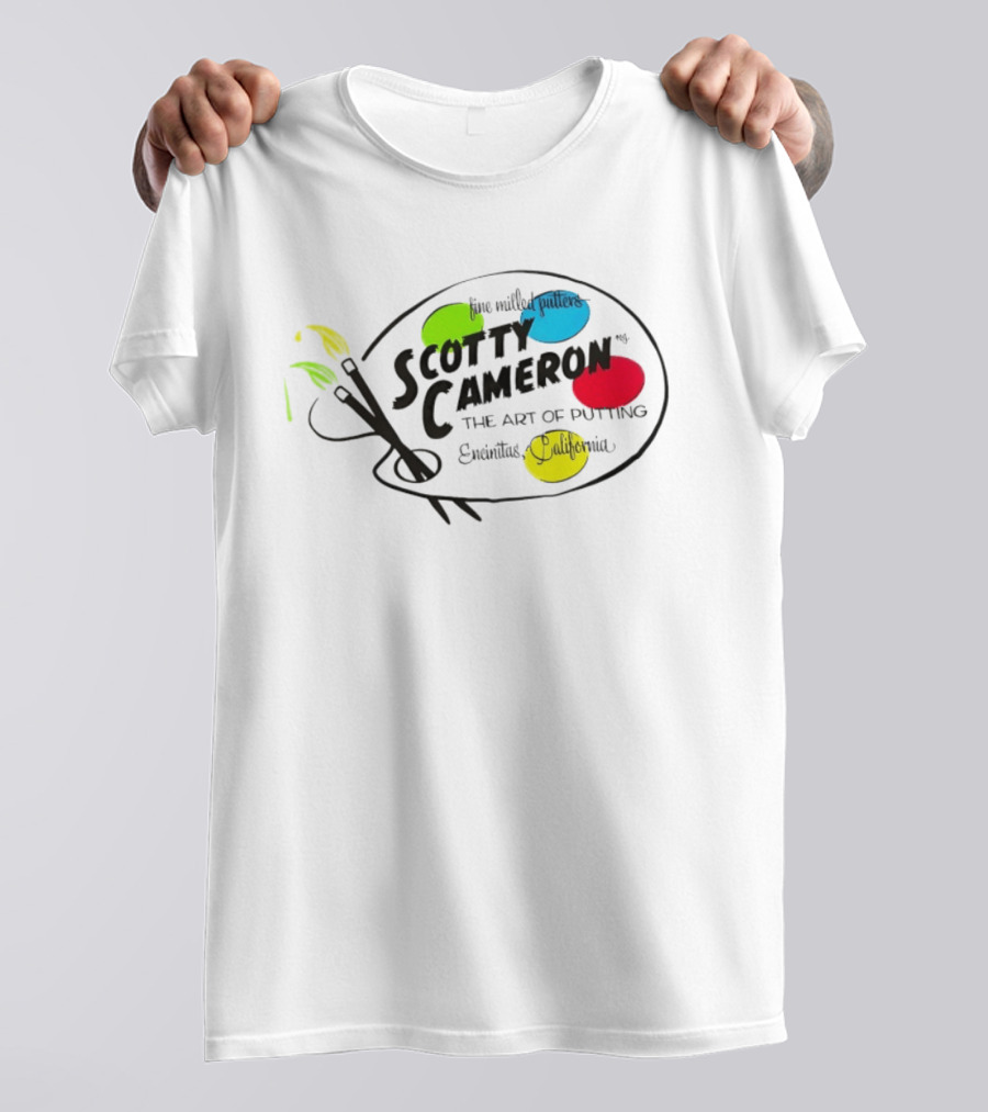 Fine Milled Putters Scotty Cameron The Art Of Putting Encinitas California T-Shirt