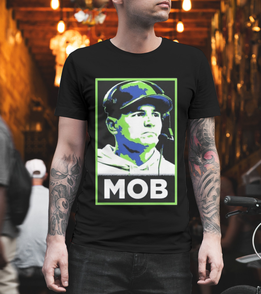 Seattle Seahawks MOB Coach Iconic Headset T-Shirt