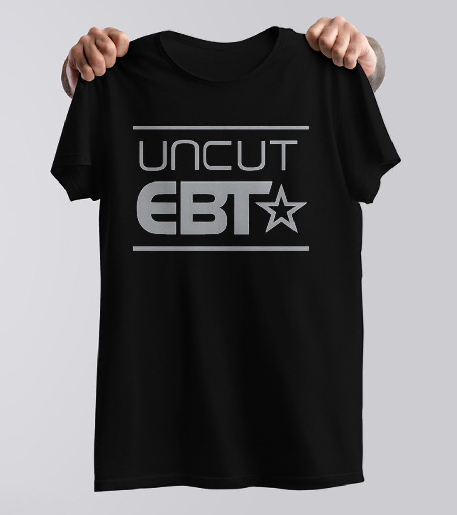UNCUT EBT Participant Discretion Star Symbol Caution T-Shirt