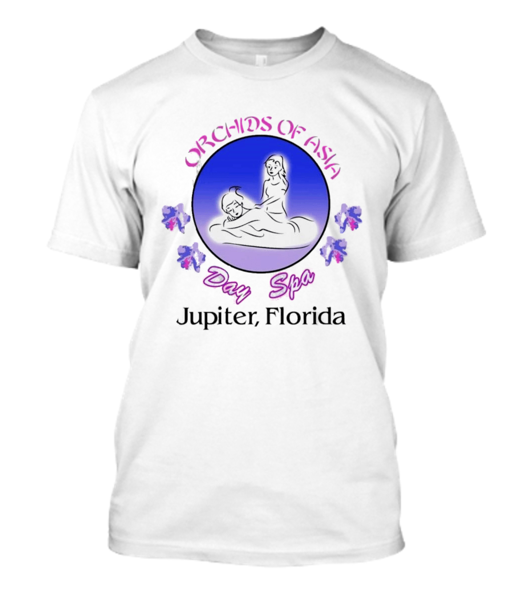 Orchids Of Asia Day Spa Jupiter Florida T-Shirt