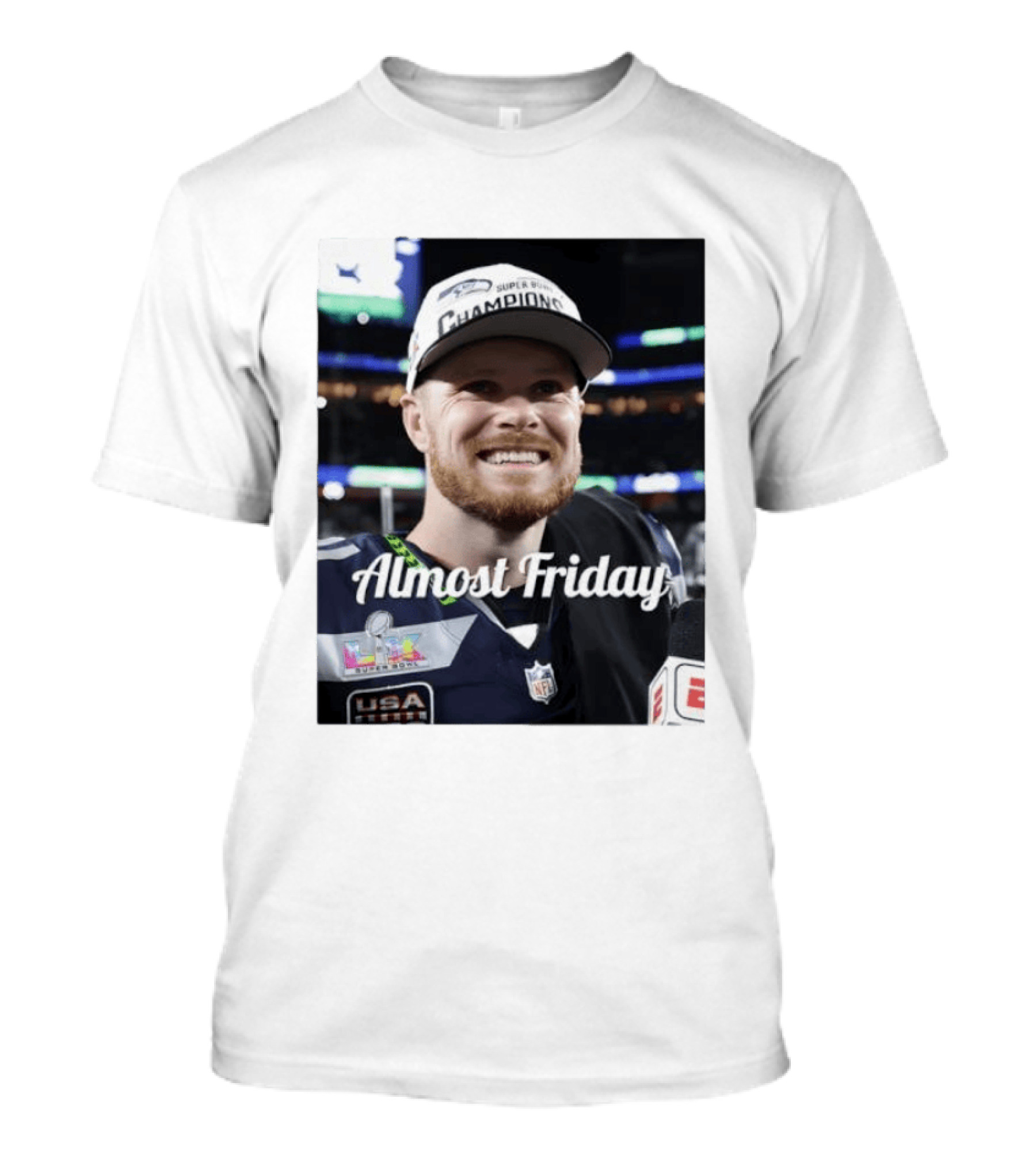 Almost Friday Super Bowl Champions USA NFL T-Shirt