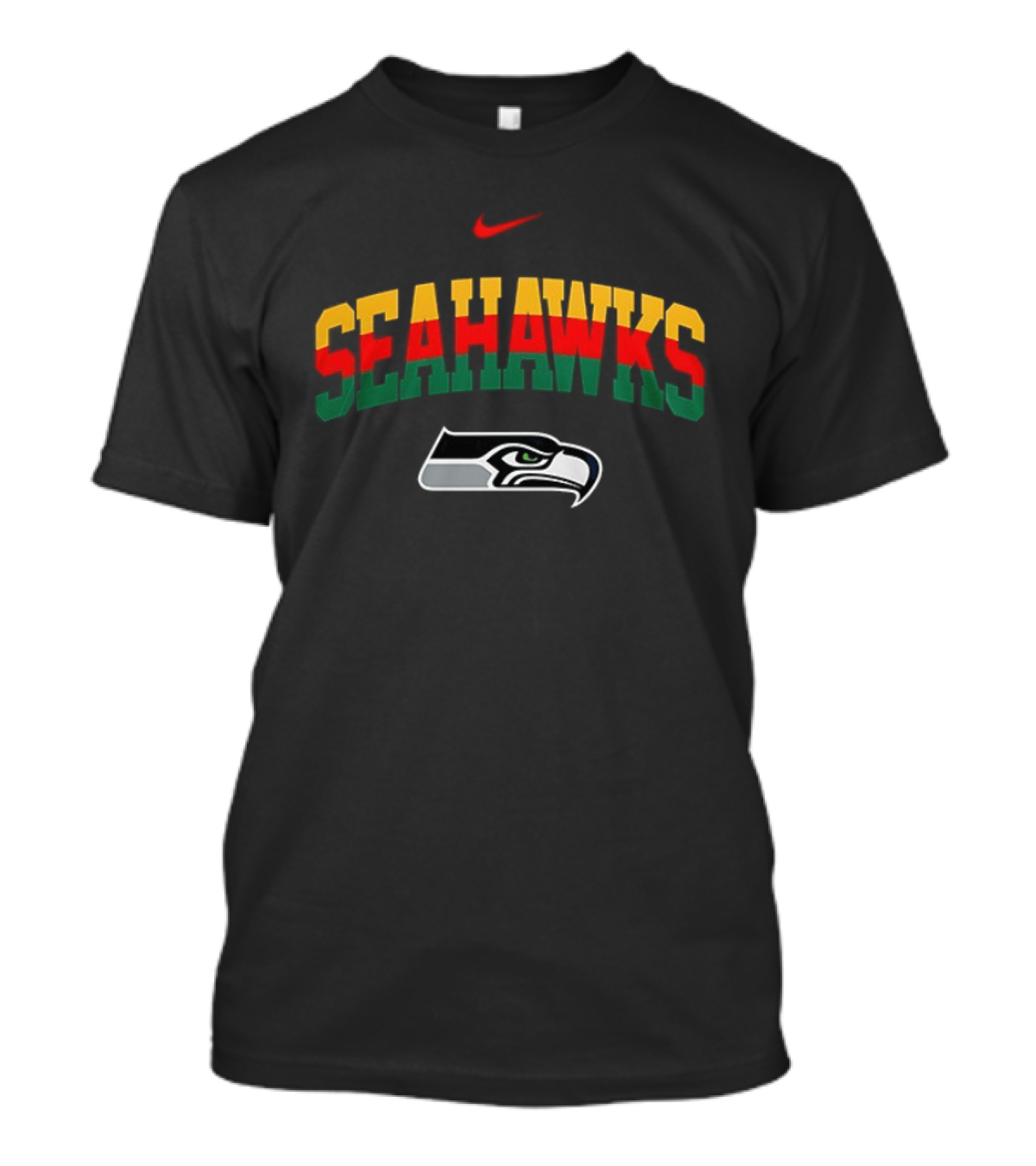 Seattle Seahawks Black History 100th Anniversary Nike Seahawks T-Shirt
