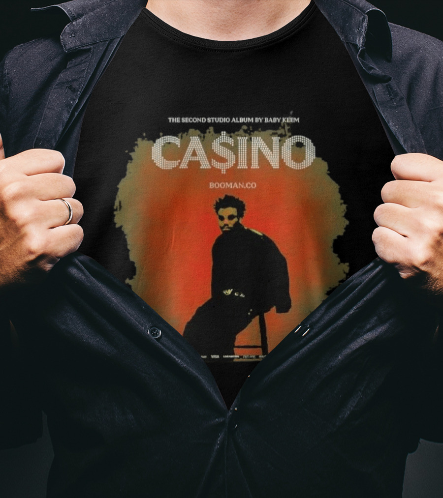Baby Keem Casino Tour 2026 BOOMAN.CO T-Shirt
