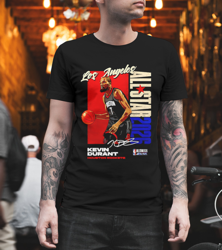 Los Angeles All Star 2026 Kevin Durant Houston Rockets T-Shirt