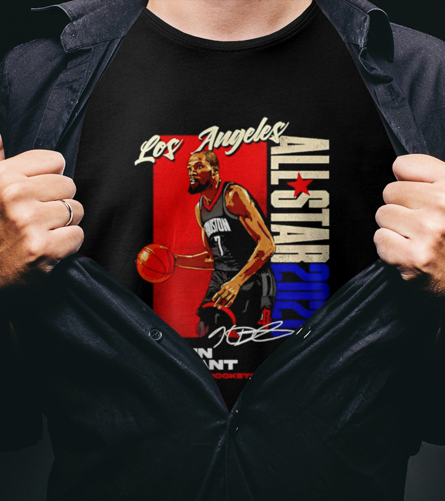 Los Angeles All Star 2026 Kevin Durant Houston Rockets T-Shirt