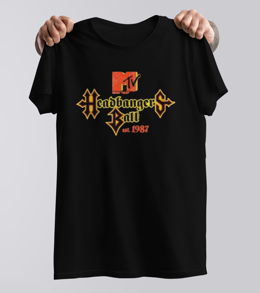 MTV Headbangers Ball Music Television Est 1987 T-Shirt