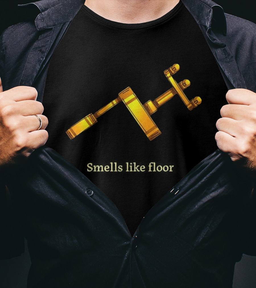 Smells Like Floor Golden Cross T-Shirt
