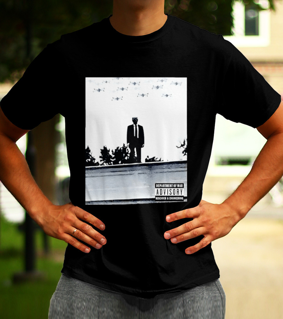 Trump Drone 2026 Department Of War Advisory Research And Development T-Shirt