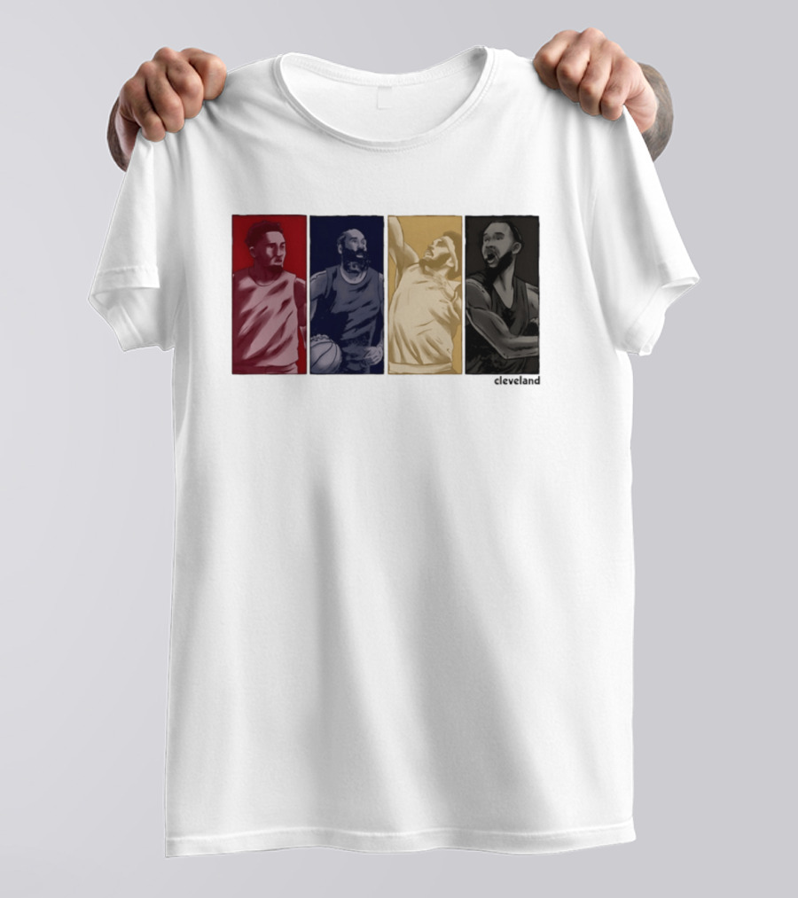 Cleveland Browns Youth Core Four Basketball Players Cleveland T-Shirt