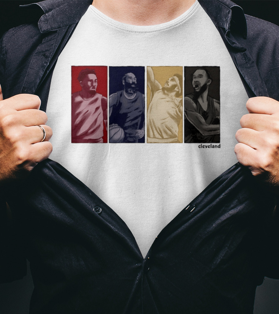 Cleveland Browns Youth Core Four Basketball Players Cleveland T-Shirt