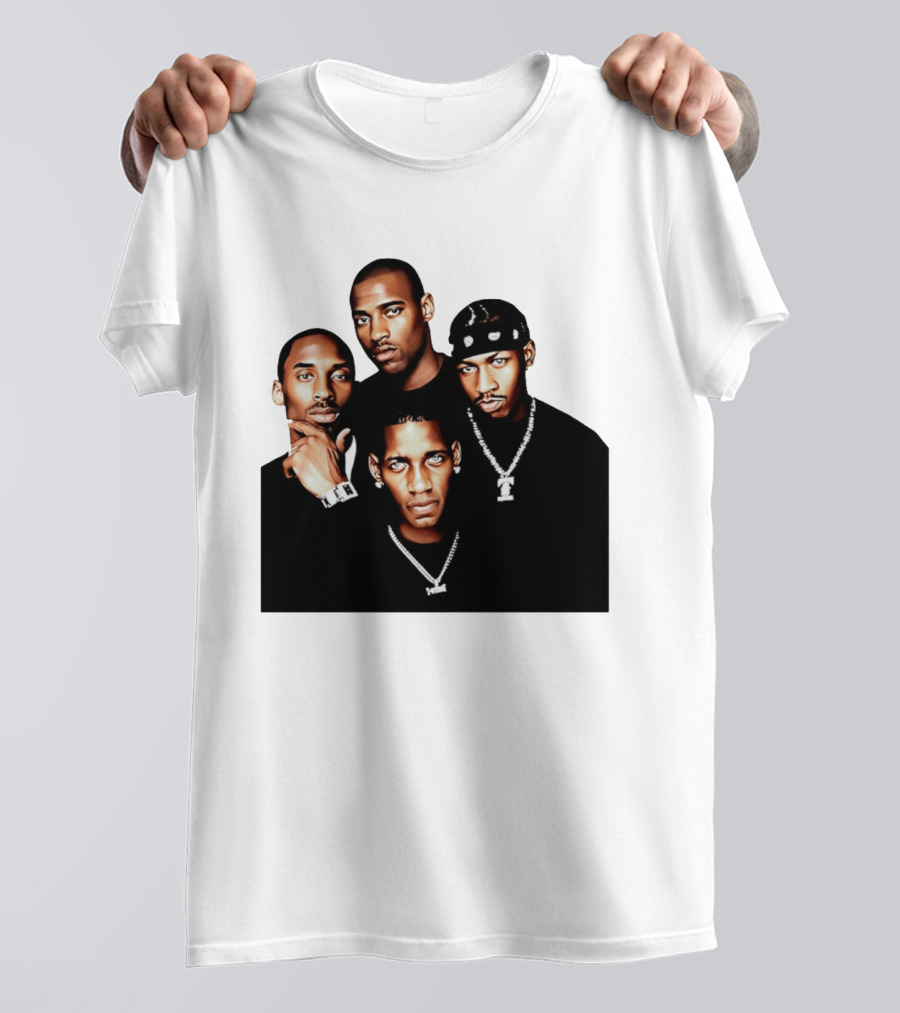 Kobe Iverson Mac Carter Basketball Legends Iconic Group T-Shirt