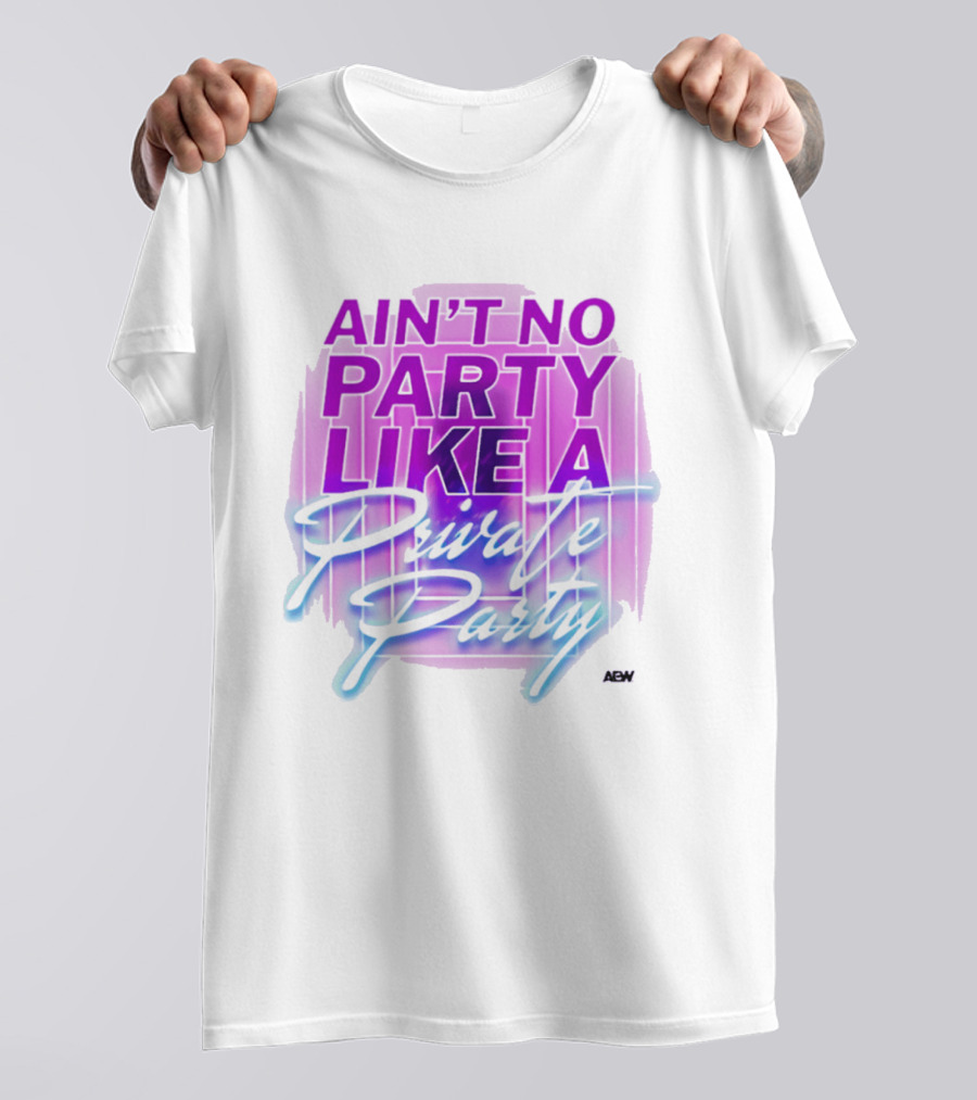 Ain't No Party Like A Private Party Retro Vibe T-Shirt