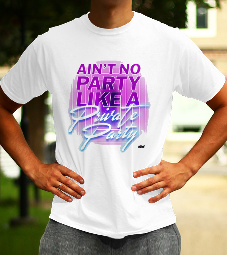 Ain't No Party Like A Private Party Retro Vibe T-Shirt