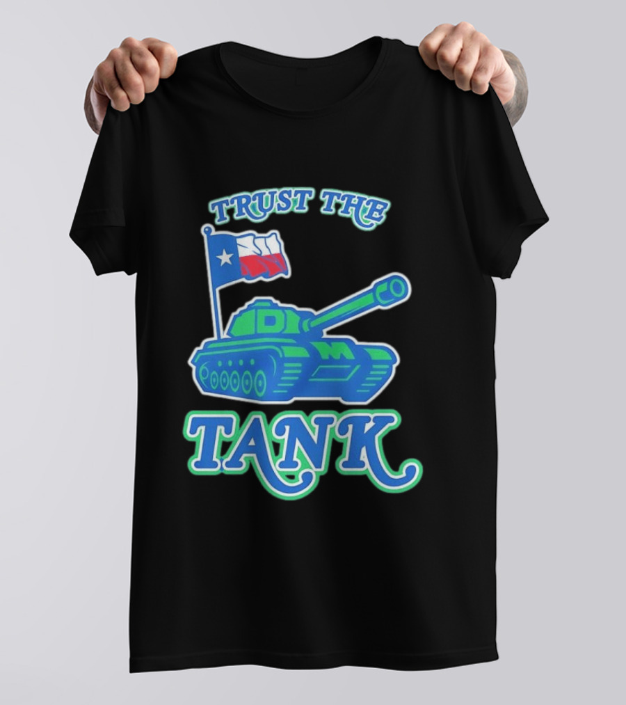 Trust The Tank Dallas Mavericks Texas Flag Tank T-Shirt