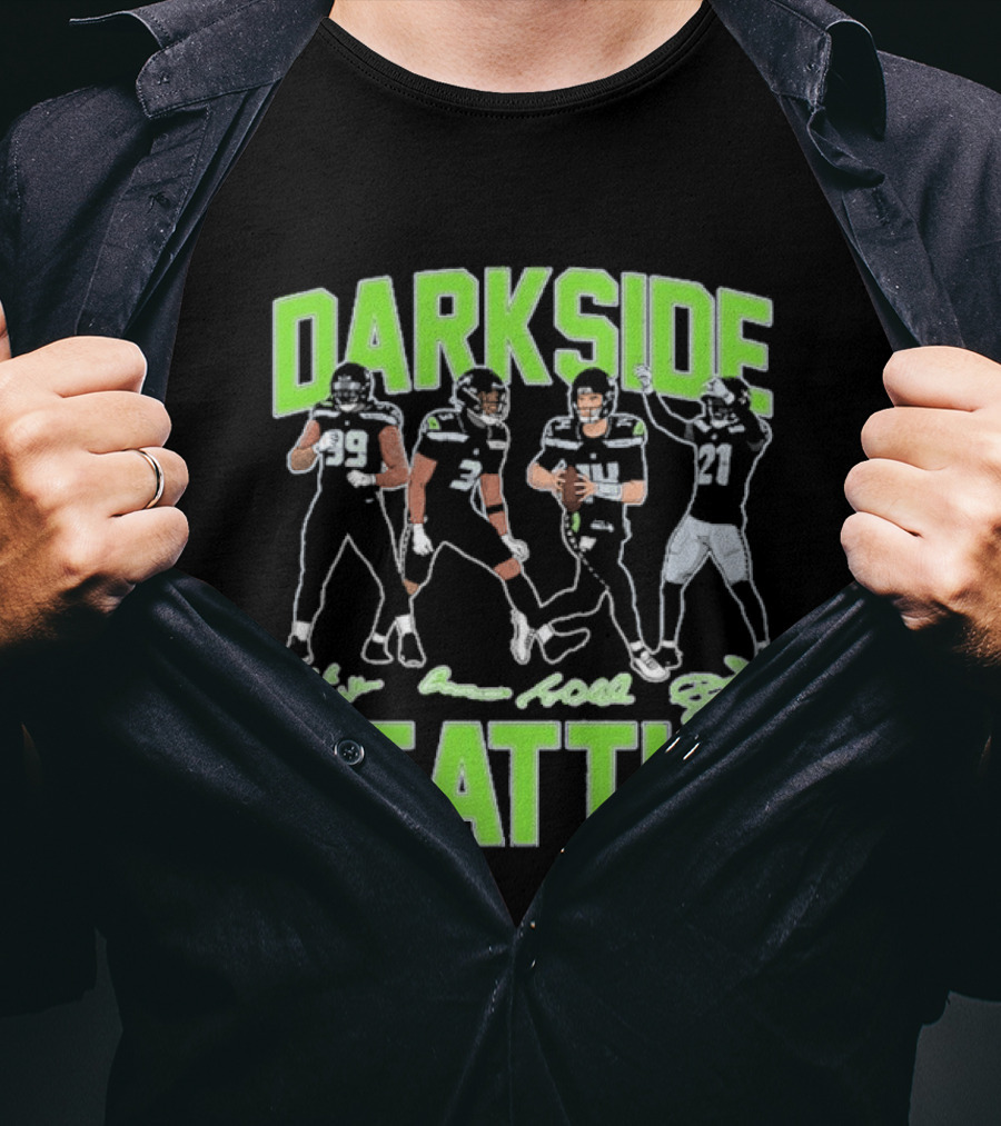 Dark Side Seattle Williams Emmanwori Jones Witherspoon Football Team T-Shirt