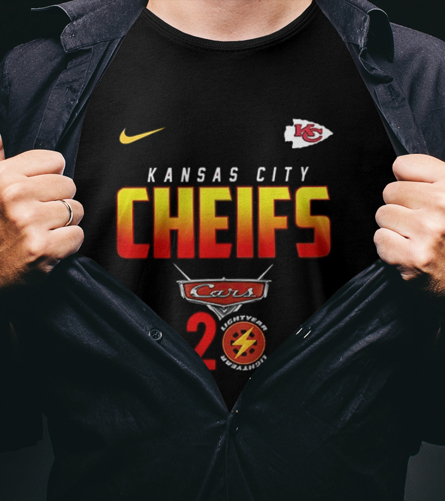 Kansas City Chiefs Cars 20th Anniversary Nike T-Shirt