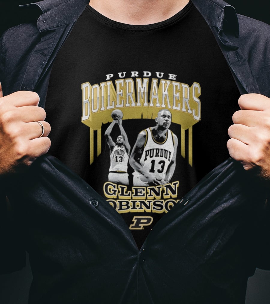 Glenn Robinson Purdue Boilermakers Basketball Legend T-Shirt
