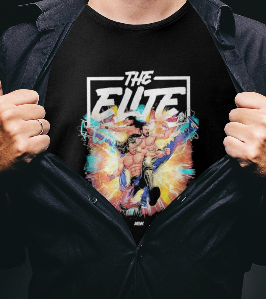 The Elite AEW Dynamic Explosion With Action Heroes T-Shirt