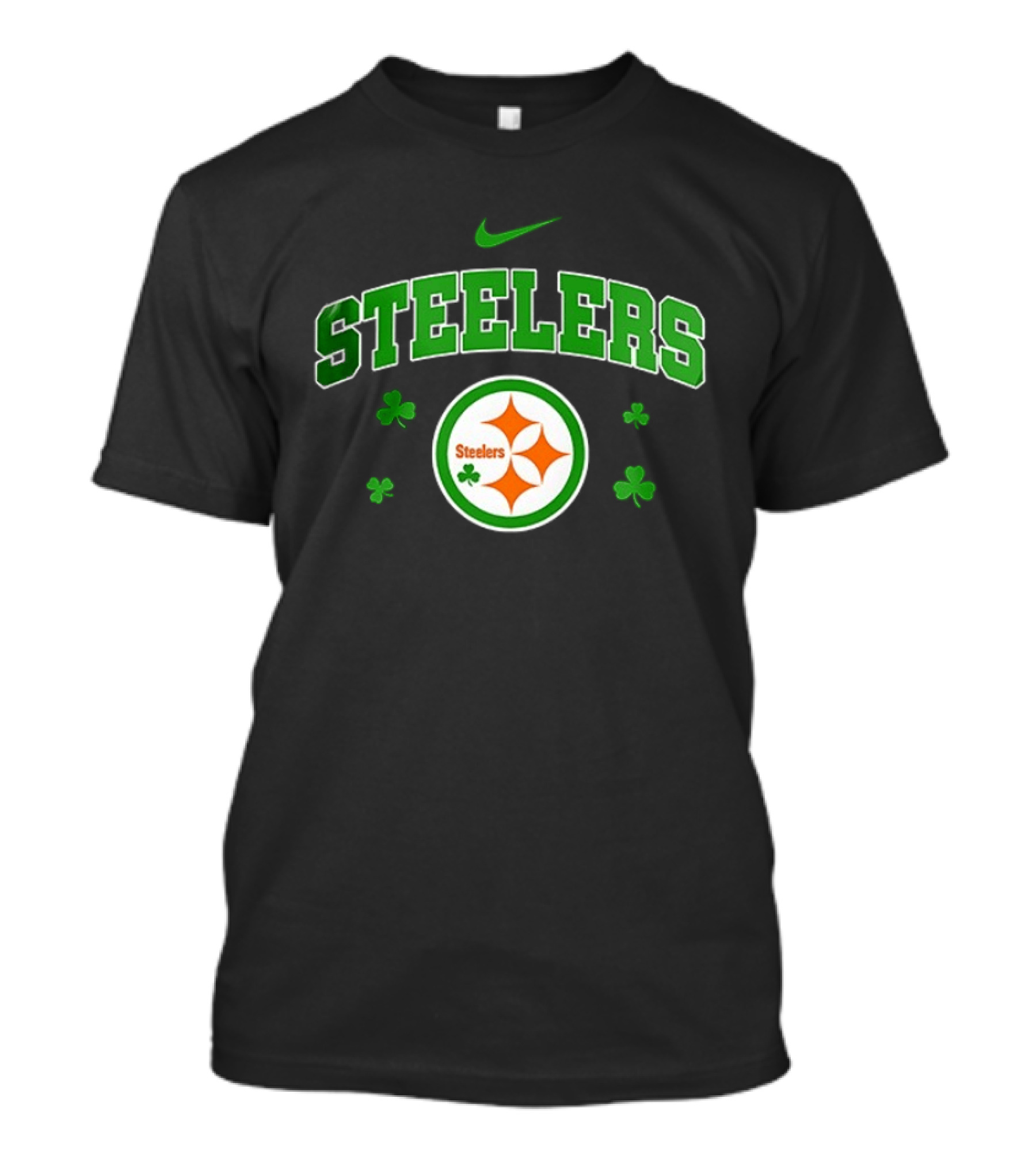 Pittsburgh Steelers Irish Woman Witch Soul Shamrock Fan T-Shirt