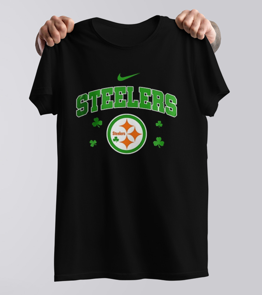 Pittsburgh Steelers Irish Woman Witch Soul Shamrock Fan T-Shirt