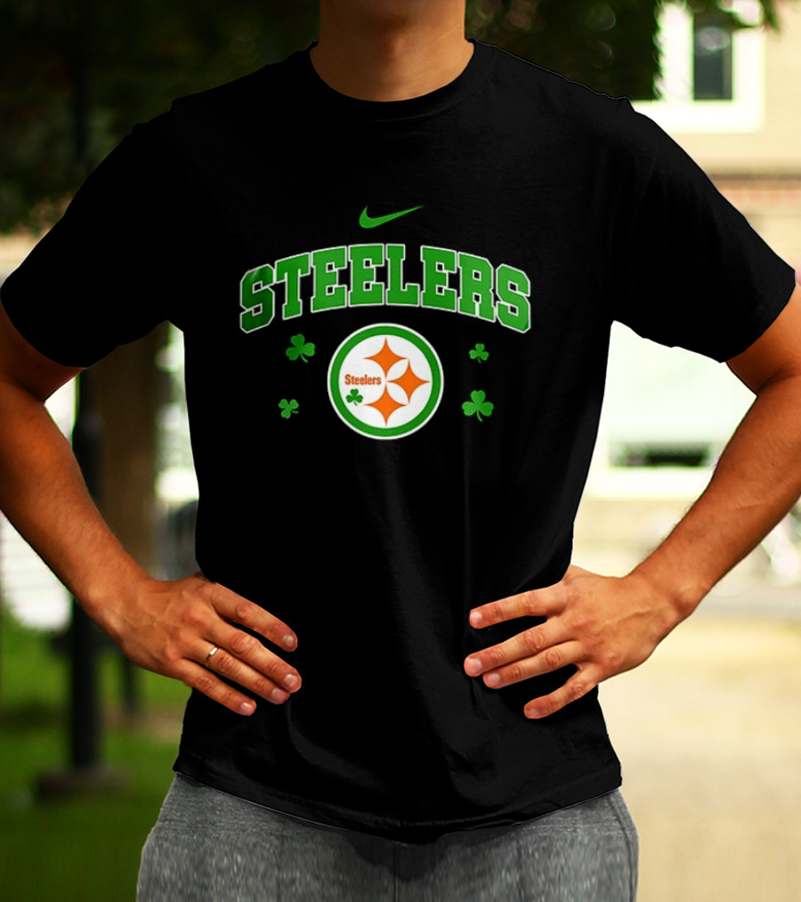 Pittsburgh Steelers Irish Woman Witch Soul Shamrock Fan T-Shirt